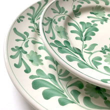 Load image into Gallery viewer, Fleuri Dinner Plate GREEN
