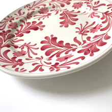 Load image into Gallery viewer, Fleuri Dessert Plate RED
