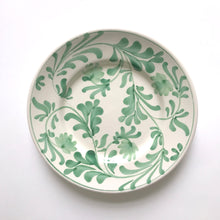 Load image into Gallery viewer, Fleuri Dessert Plate GREEN
