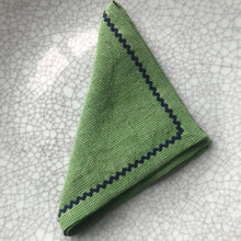 Load image into Gallery viewer, Green Ripple Napkin Set
